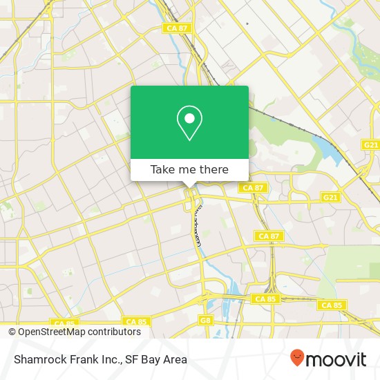 Shamrock Frank Inc. map