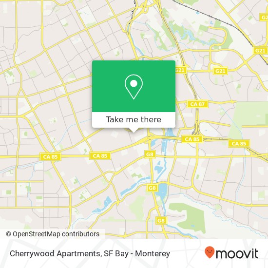 Cherrywood Apartments map