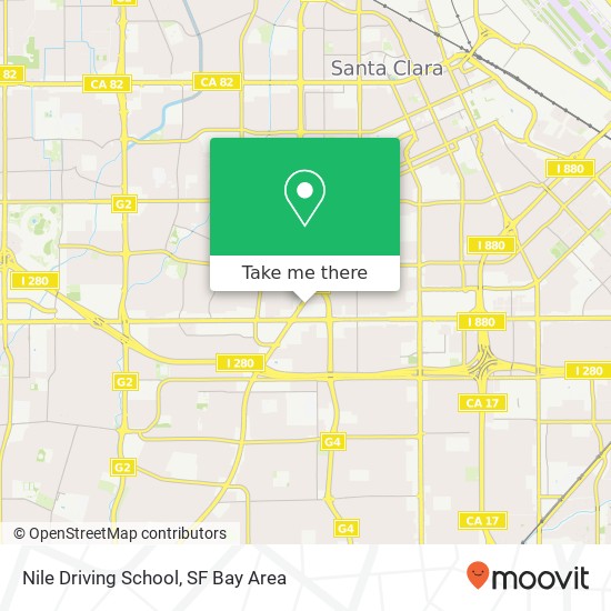 Nile Driving School map