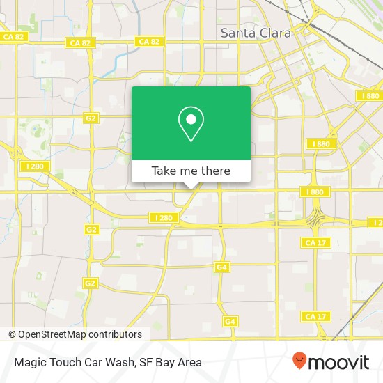 Magic Touch Car Wash map