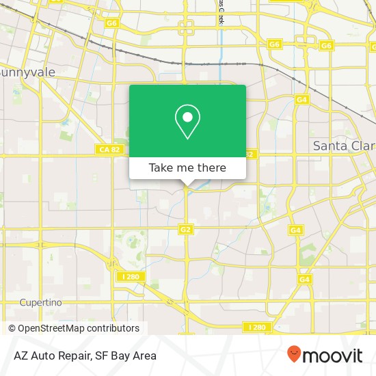 AZ Auto Repair map