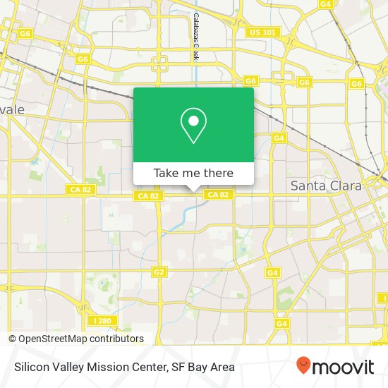 Silicon Valley Mission Center map