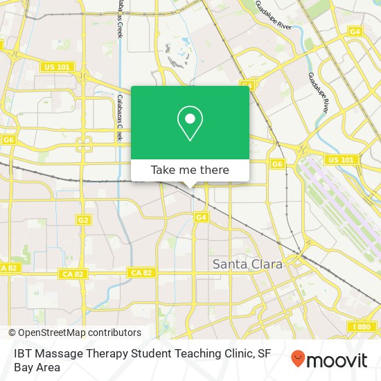 IBT Massage Therapy Student Teaching Clinic map
