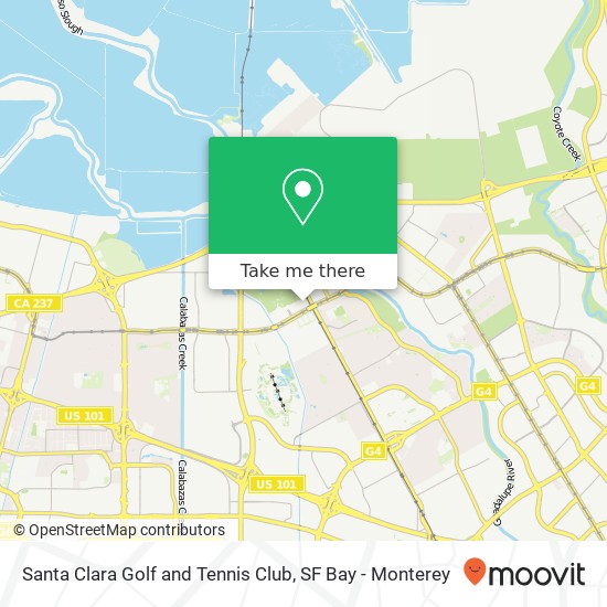 Mapa de Santa Clara Golf and Tennis Club