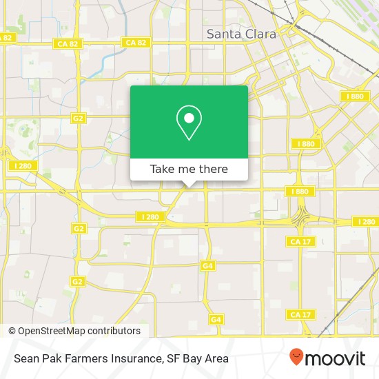 Sean Pak Farmers Insurance map