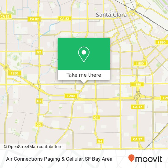 Mapa de Air Connections Paging & Cellular