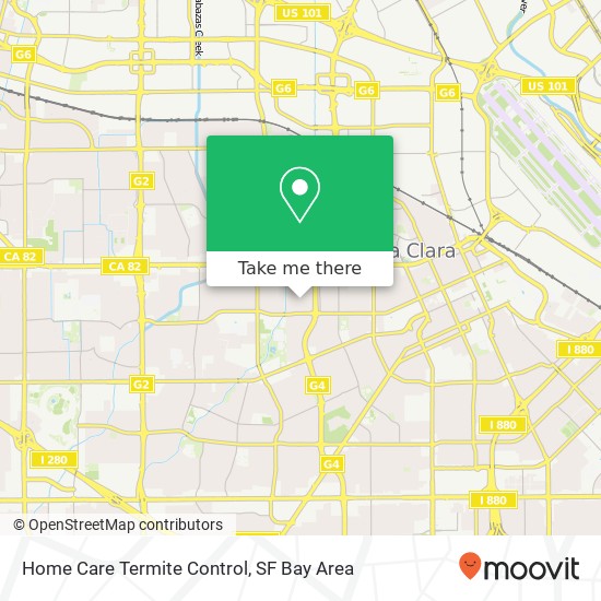 Home Care Termite Control map