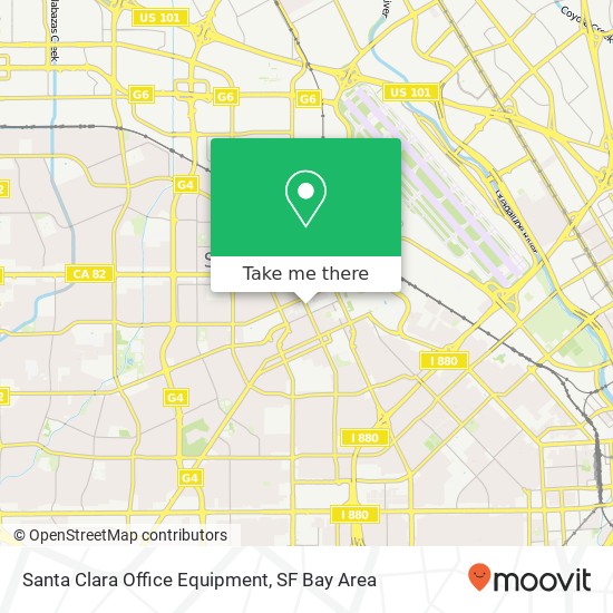 Santa Clara Office Equipment map