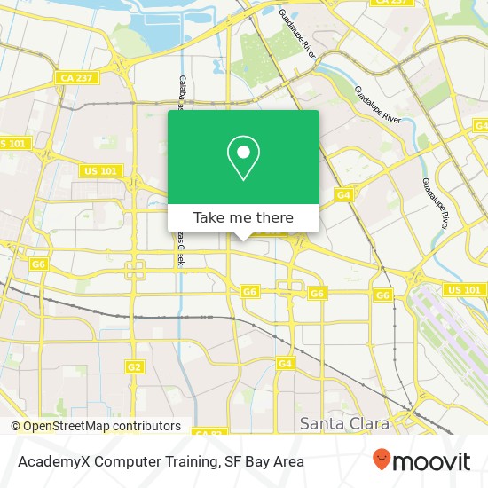 AcademyX Computer Training map