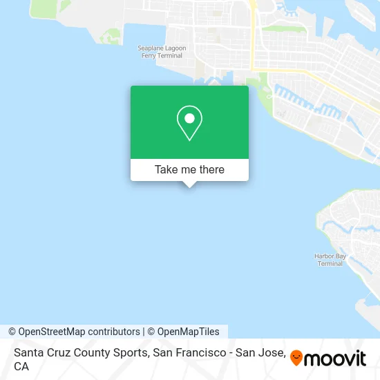 Santa Cruz County Sports map