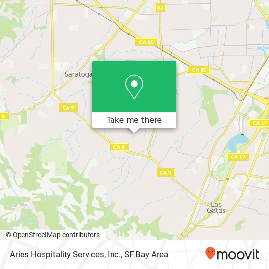 Aries Hospitality Services, Inc. map