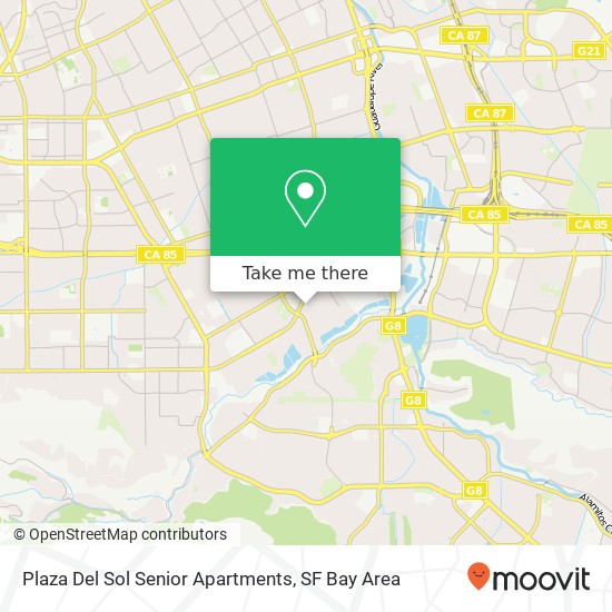 Mapa de Plaza Del Sol Senior Apartments
