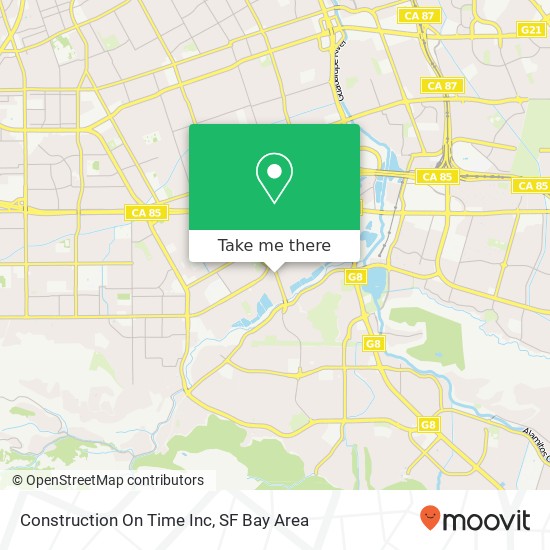 Construction On Time Inc map