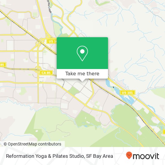 Mapa de Reformation Yoga & Pilates Studio