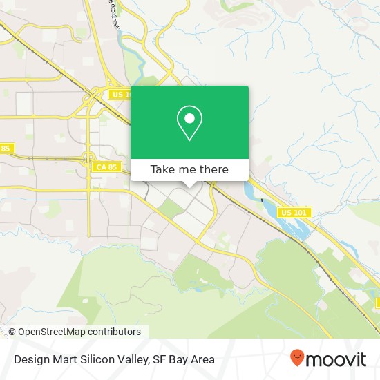 Design Mart Silicon Valley map