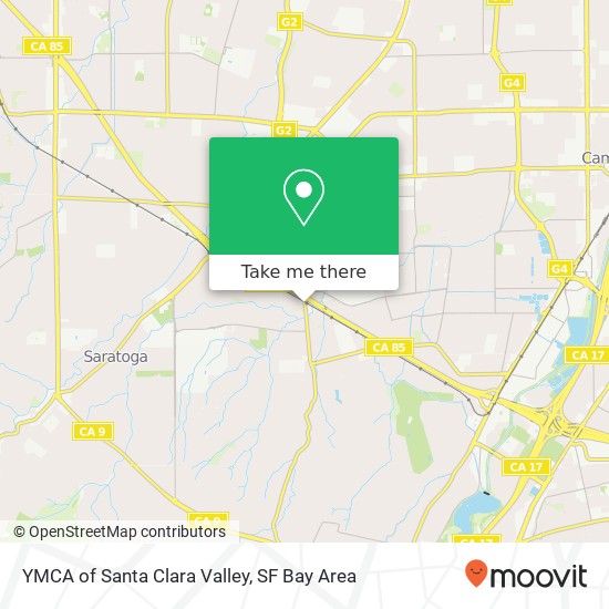 YMCA of Santa Clara Valley map