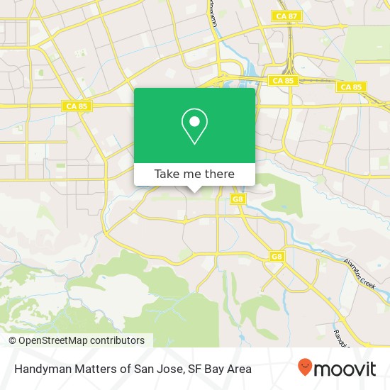 Mapa de Handyman Matters of San Jose