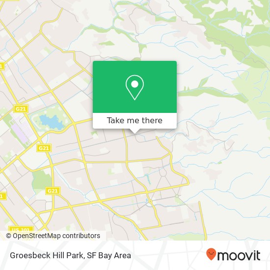 Mapa de Groesbeck Hill Park
