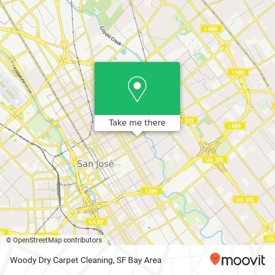 Mapa de Woody Dry Carpet Cleaning