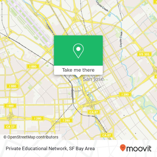 Private Educational Network map