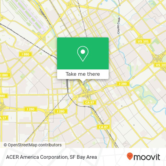 Mapa de ACER America Corporation