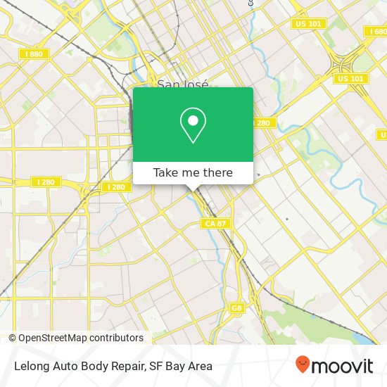 Mapa de Lelong Auto Body Repair