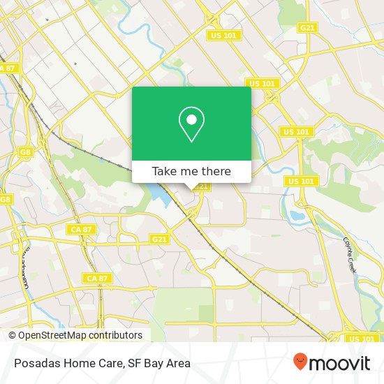 Posadas Home Care map