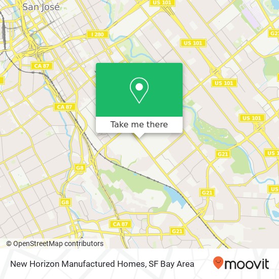 Mapa de New Horizon Manufactured Homes