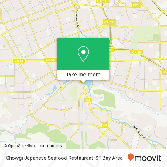 Showgi Japanese Seafood Restaurant map