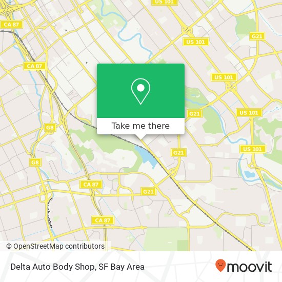 Delta Auto Body Shop map