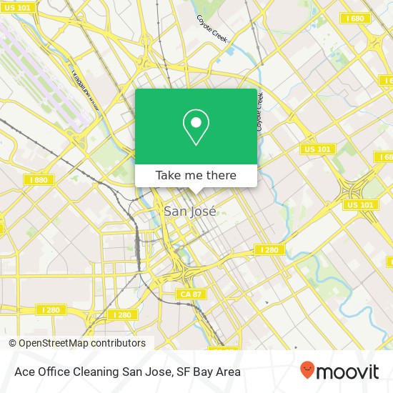 Mapa de Ace Office Cleaning San Jose