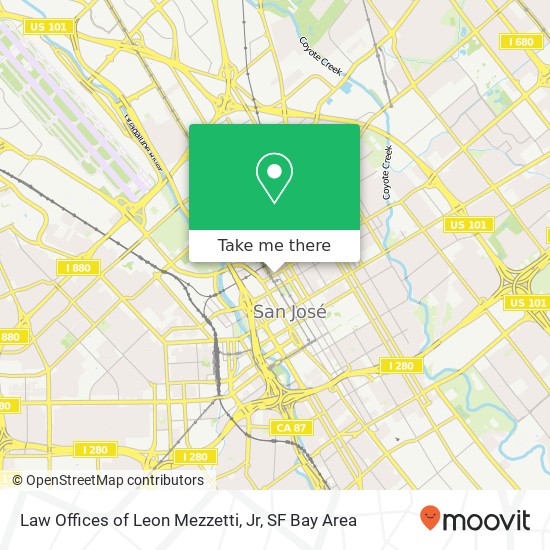 Mapa de Law Offices of Leon Mezzetti, Jr
