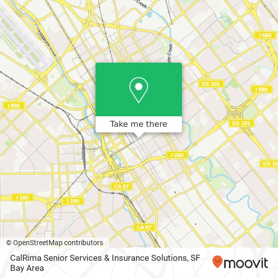 CalRima Senior Services & Insurance Solutions map