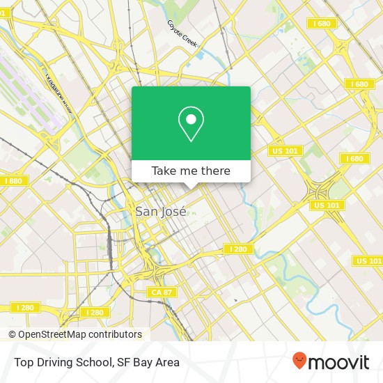 Mapa de Top Driving School