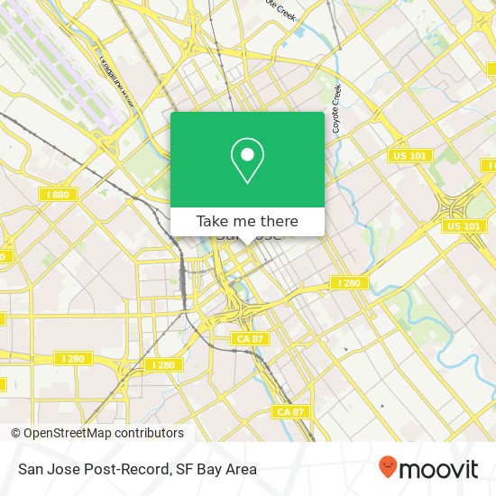 Mapa de San Jose Post-Record