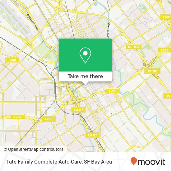 Mapa de Tate Family Complete Auto Care