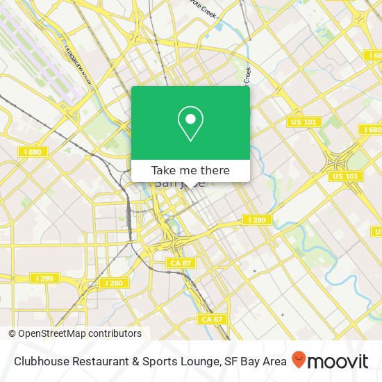 Clubhouse Restaurant & Sports Lounge map