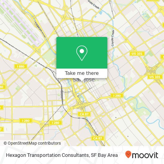 Hexagon Transportation Consultants map