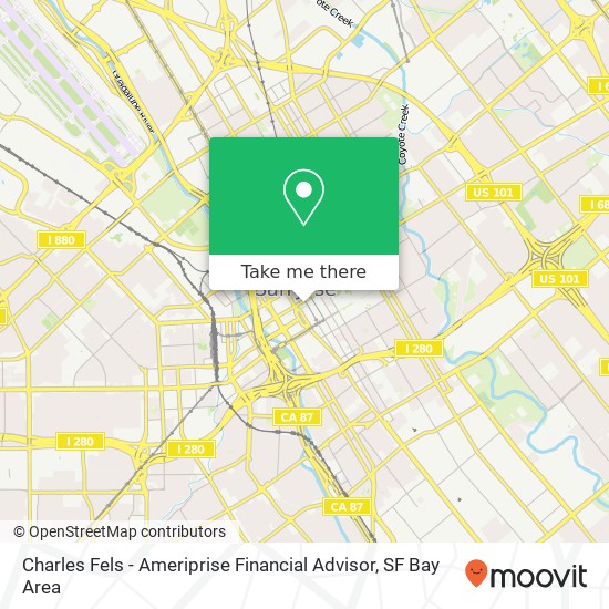 Mapa de Charles Fels - Ameriprise Financial Advisor