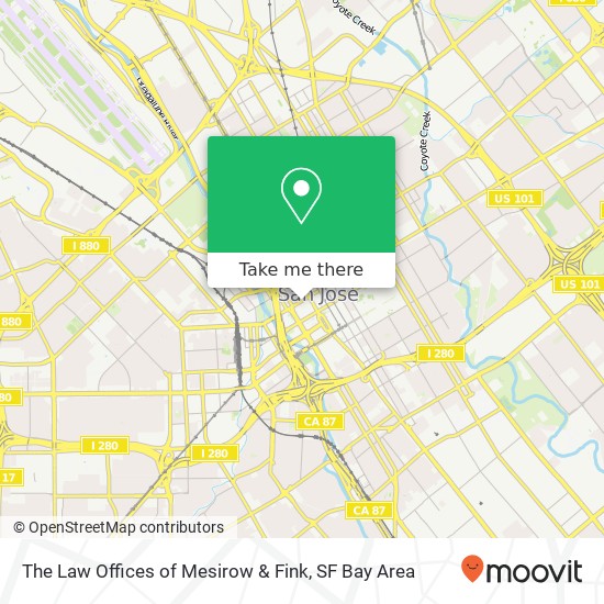 The Law Offices of Mesirow & Fink map