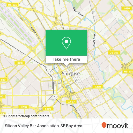 Mapa de Silicon Valley Bar Association