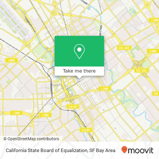 California State Board of Equalization map