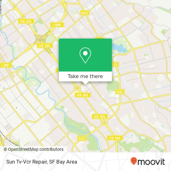 Sun Tv-Vcr Repair map