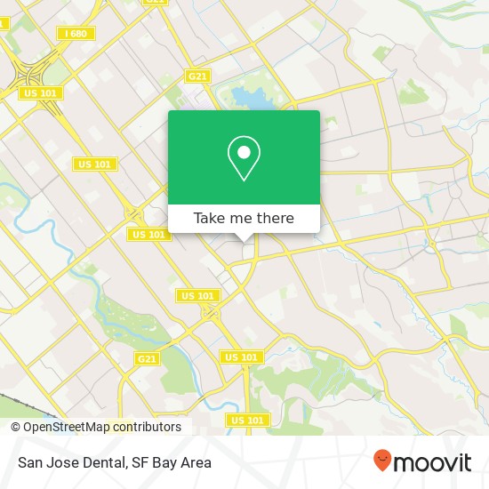 Mapa de San Jose Dental