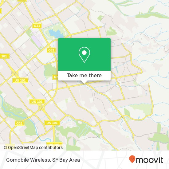 Mapa de Gomobile Wireless