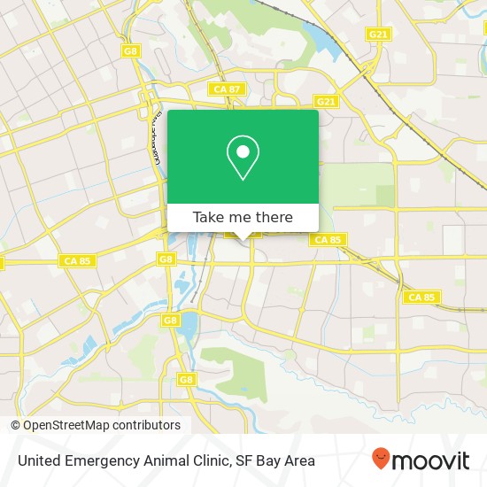 United Emergency Animal Clinic map