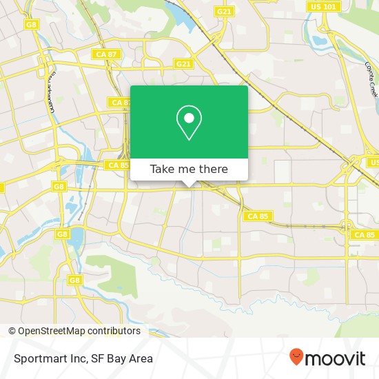 Mapa de Sportmart Inc