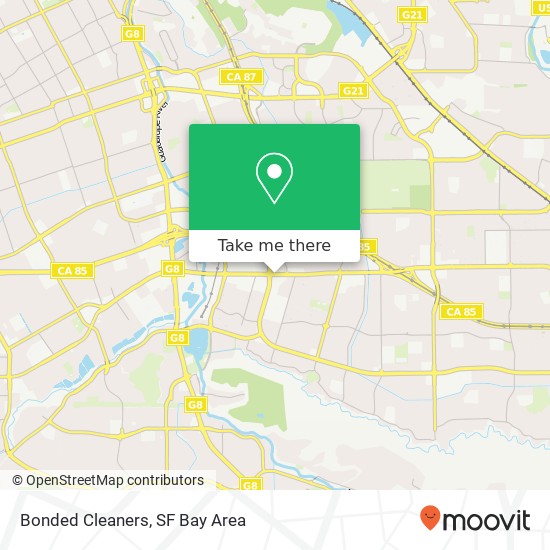 Bonded Cleaners map