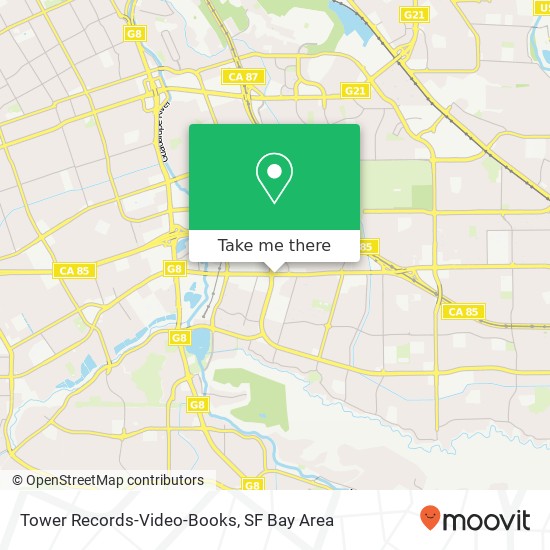 Tower Records-Video-Books map