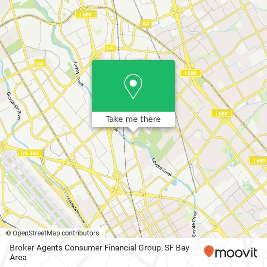 Broker Agents Consumer Financial Group map